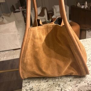 ASOS suede tabular bag